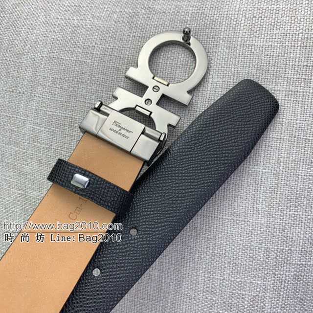 菲拉格慕男士皮帶 Ferragamo雙面牛皮紋理腰帶  jjp1931
